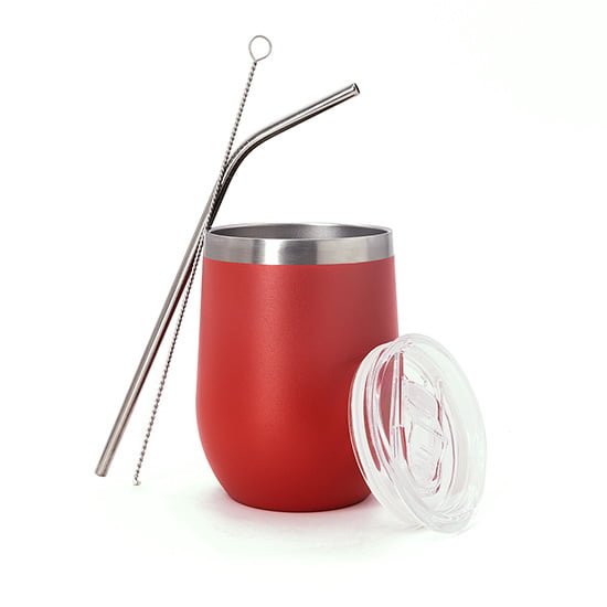 stainless steel tumbler with straw