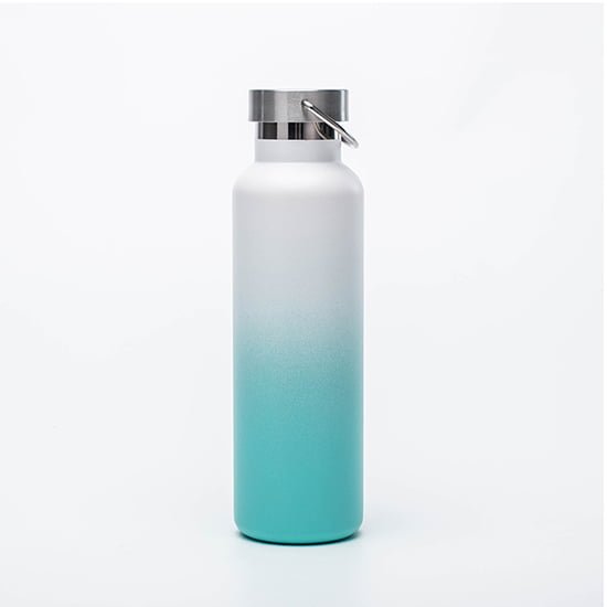 insulated water bottle with optional lid