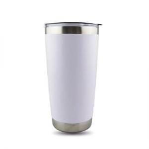 20oz white coffee mug