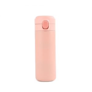 stainless steel water bottle push button