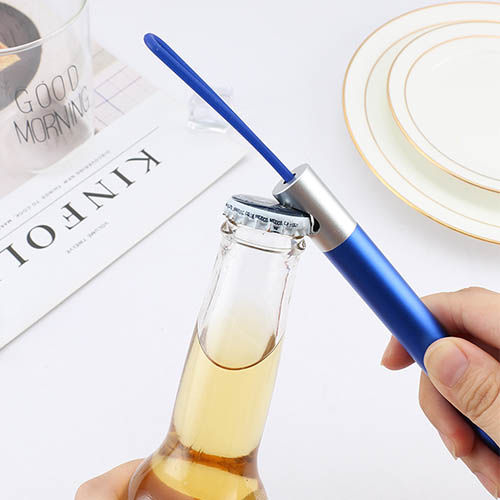 multi-funtcion metal straw with bottle opener