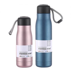 stainless steel insulated flask with handle