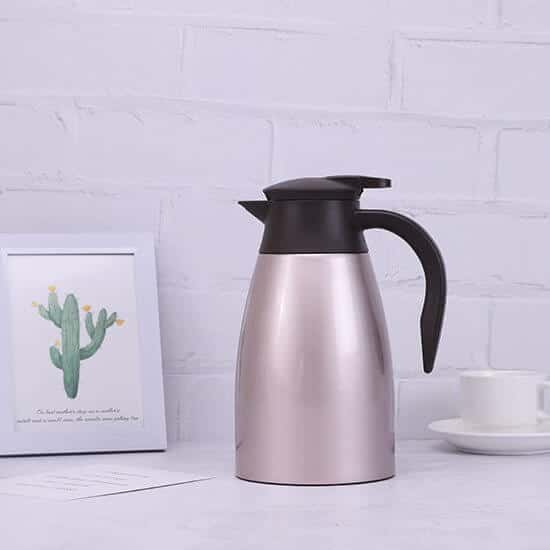 1641204618 Stainless Steel Double Wall Large Insulated Coffee Carafe 5 - Insulated Coffee Carafe