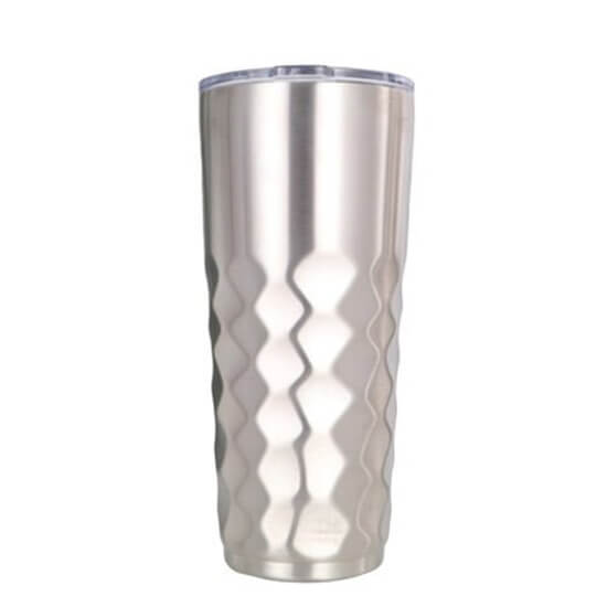 30 OZ vacuum insulated stainless steel tumbler with lid 4 - Personalized Skinny Insulated Sublimation Tumbler With Straw And Lid