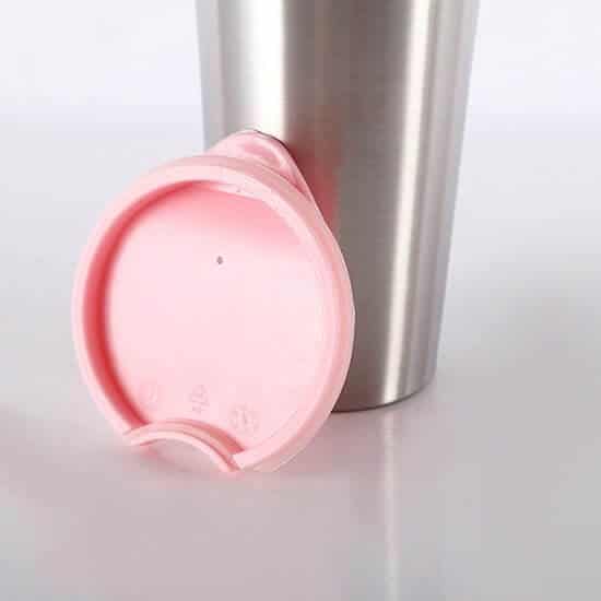 ढक्कन के साथ BPA मुक्त स्टेनलेस स्टील 17Oz डबल दीवार गिलास - ढक्कन के साथ BPA मुक्त स्टेनलेस स्टील 1OZ डबल दीवार गिलास