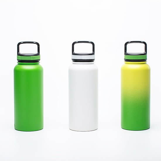 Custom FiftyFifty double insulated stainless steel water bottles With Handle Lid 6 - Custom Fiftyfifty Double Insulated Stainless Steel Water Bottles