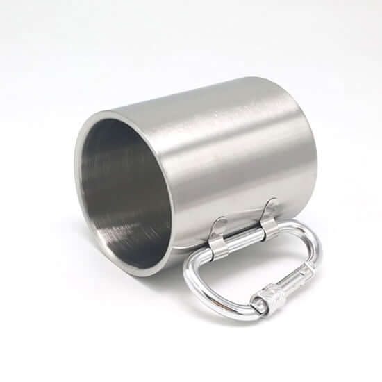 Custom Steel Double Walled Coffee Mugs Wholesale 4 - Custom 12 ,14, 16 OZ Insulated Travel Mug With Handle and Lid