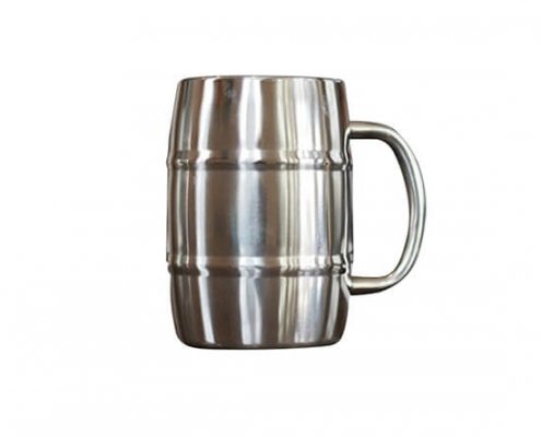 Custom Steel Insulated Beer Mug Cum palpate III "