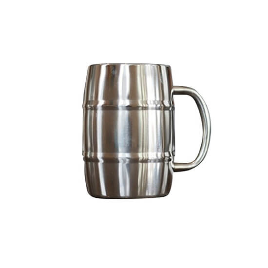 Custom Stainless Steel Insulated Beer Mug With Handle 3 - 10 OZ Stainless Steel Double Wall Insulated Coffee Mugs For Home