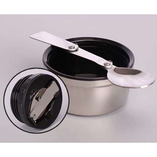 Custom Thermos insulated food containers keep food hot With Foldable Spoon 3 - Custom Thermos Insulated Food Containers Keep Food Hot With Foldable Spoon