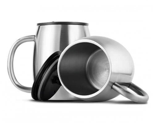 Custom personalized 16 oz insulatas coffee mugs with logo 3 1