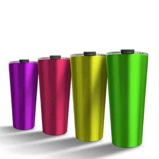 Double Wall 30 Oz Colored Insulated Vacuum Tumblers With Lid 3 - Double Wall 30 OZ Colored Insulated Vacuum Tumblers With Lid
