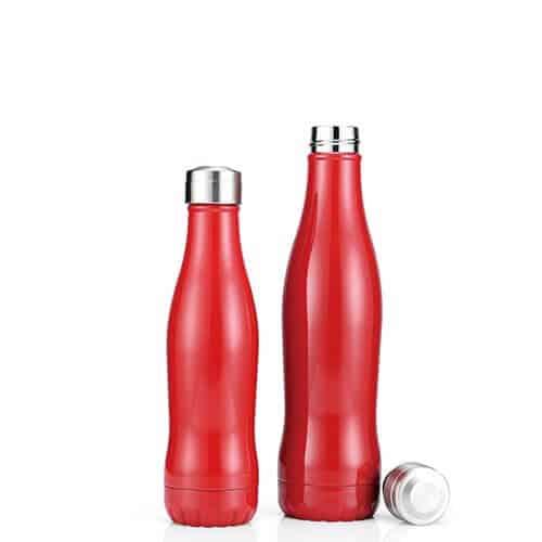 Double Wall Insulated 600ml stainless steel water bottle 2 - Vacuum Sealed Insulated Water Bottle Push Button Top