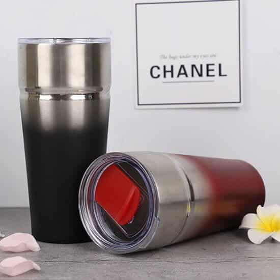 Double Wall Insulated Stainless Steel Stackable Tumbler With Lid 1 - Double Wall Insulated Stainless Steel Stackable Tumbler With Lid