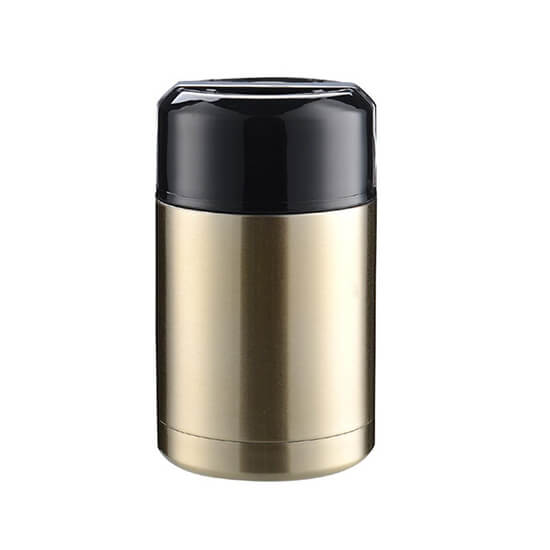 Duplex Wall Stainless Steel Insulated Food Jar Cum manubrio - Steel Vacuum Insulated Food Jar For School Cum palpate
