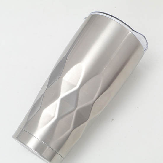 Double Wall Stainless Steel Thermal Insulated Cup with lid 1 - Double Wall Stainless Steel Thermal Insulated Cup With Lid