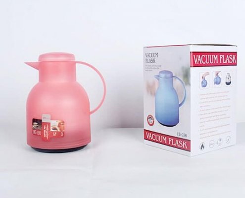 Double Wall Vacuum Insulated Glass Lined Coffee Carafe