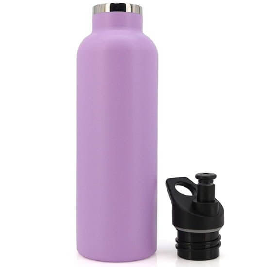 Metal Insulated stainless steel Water Bottle With Straw Lid 2 - Metal Insulated Stainless Steel Water Bottle With Straw Lid
