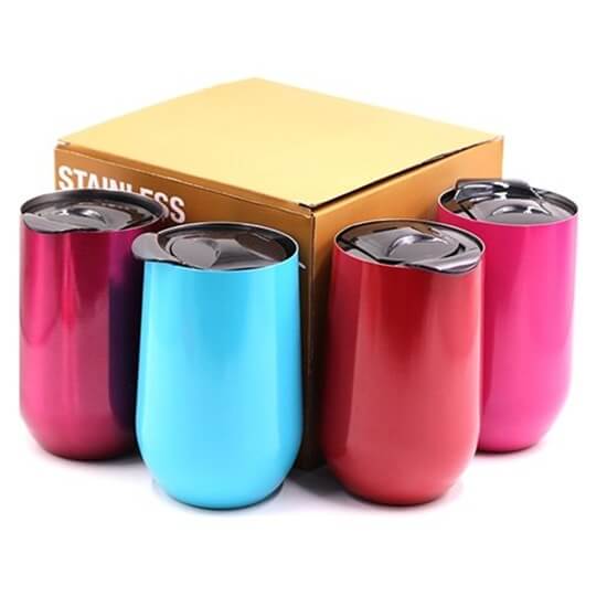 Stainless Insulated 16 Oz Wine Tumbler With Tritan Lid As Lid 1 - Stainless Insulated 16 Oz Wine Tumbler With Tritan Lid / As Lid