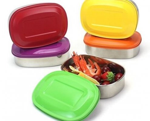 Stainless Steel Leak Proof Lunch Containers With Silicone Lid 7