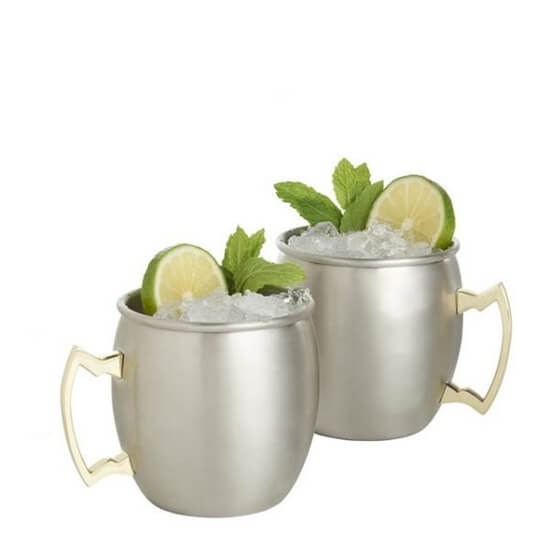 Stainless Steel Personalized Copper Moscow Mule Mugs With Handle 1 1 - Stainless Steel Personalized Moscow Mule Mugs With Handle