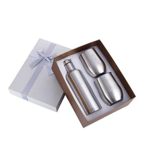 Stainless Steel Personalized Insulated Wine Tumbler Set 6 - Vacuum Stainless Insulated 8 OZ Wine Tumbler With Lid Bulk
