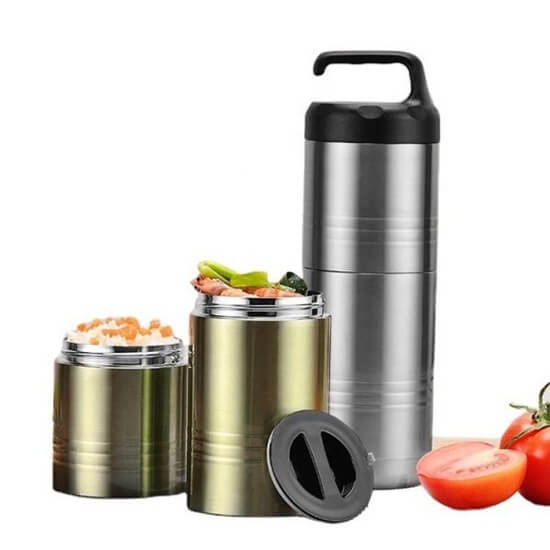 Stainless Steel Vacuum Insulated Food Jar For School With Handle 8 - Stainless Steel Vacuum Insulated Food Jar For School With Handle