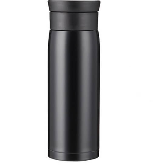 Stainless steel Insulated Drinking Water Bottle With Filter for travel 2 - Black Insulated 750 ml Stainless Steel Sports Bottle With SS Lid