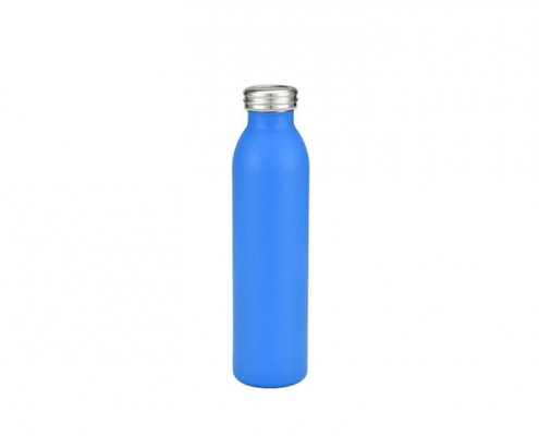 زجاجة ماء قابلة لإعادة الاستخدام معزولة من الفولاذ المقاوم للصدأ مع قمة لولبية 3