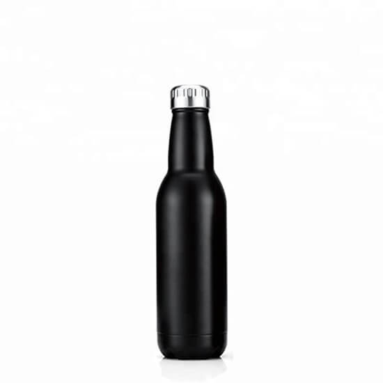 Vacuum Seal black metal insulated reusable water bottle 3 - Vacuum Seal Black Metal Insulated Reusable Water Bottle