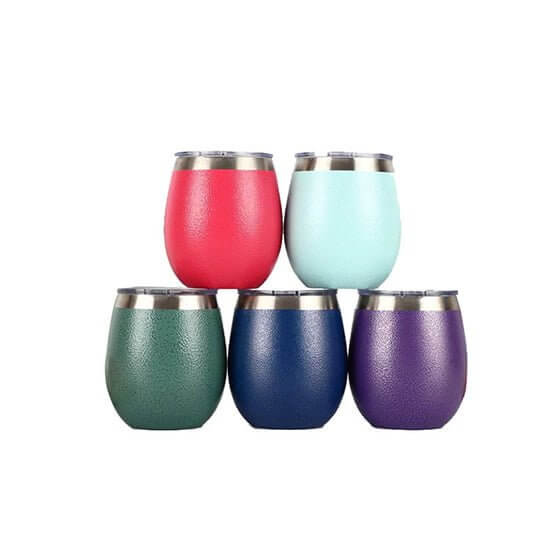 Vacuum Stainless Insulated 8 Oz Wine Tumbler With Lid Bulk 1 - Vacuum Stainless Insulated 8 OZ Wine Tumbler With Lid Bulk