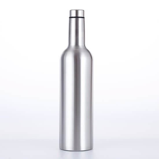 Vacuum Stainless Steel Water Bottle With A metal Lid 1 - Vacuum Stainless Steel Water Bottle With A Metal Lid