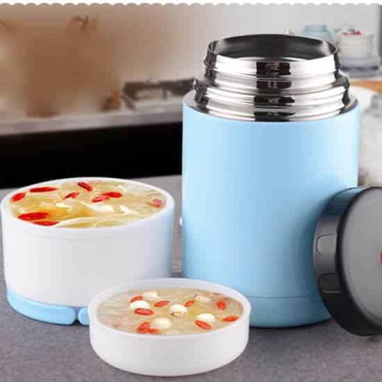 Wholesale Hot Lunch Insulated Food Jar With Lid Handle 2 - Wholesale Hot Lunch Insulated Food Jar With Lid Handle