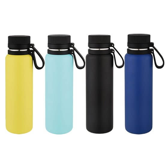 5 - Duplex Wall Vacuum Insulated Push Button Lid Water Bottle