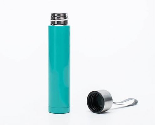 colorful Insulated slim insulated water bottle with straw 3
