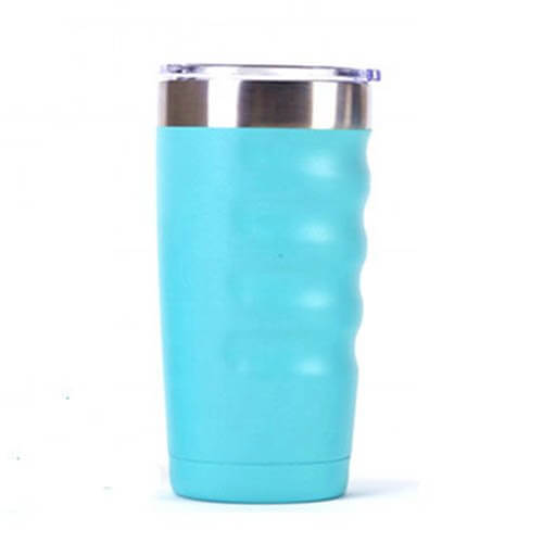 custom Stainless Steel powder coated tumblers wholesale 5 - Double Wall Insulated Stainless Steel Stackable Tumbler With Lid