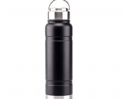 double wall vacuum Insulated Sports Bottle With metal Handle lid with filter 4