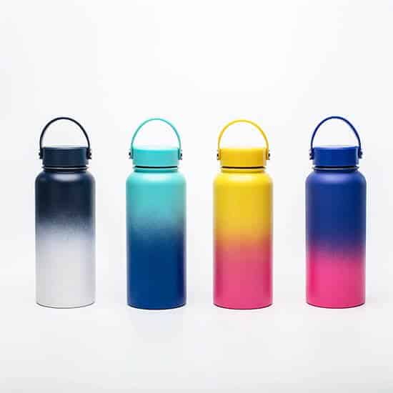 large Vacuum Insulated metal water bottle with handle lid 2 - Large Vacuum Insulated Metal Water Bottle With Handle Lid