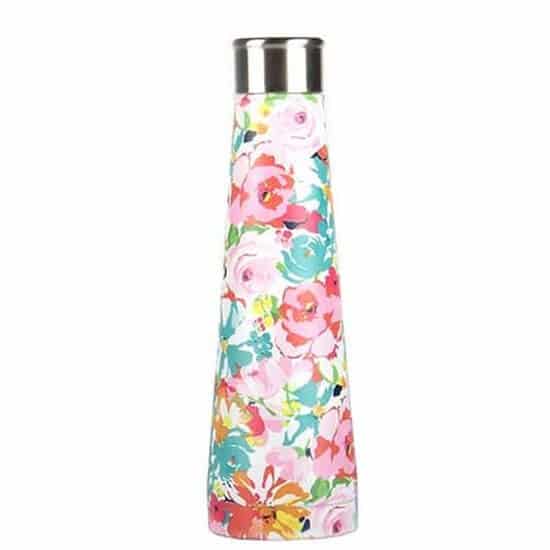 personalized Sip Printed metal water bottles no minimum 6 - Black Insulated 750 ml Stainless Steel Sports Bottle With SS Lid