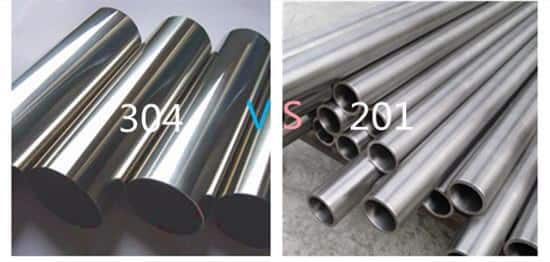 Comparación entre los grados de acero inoxidable 304 y 201 - Material de la botella de agua: acero inoxidable 201 vs. 304 vs. 316