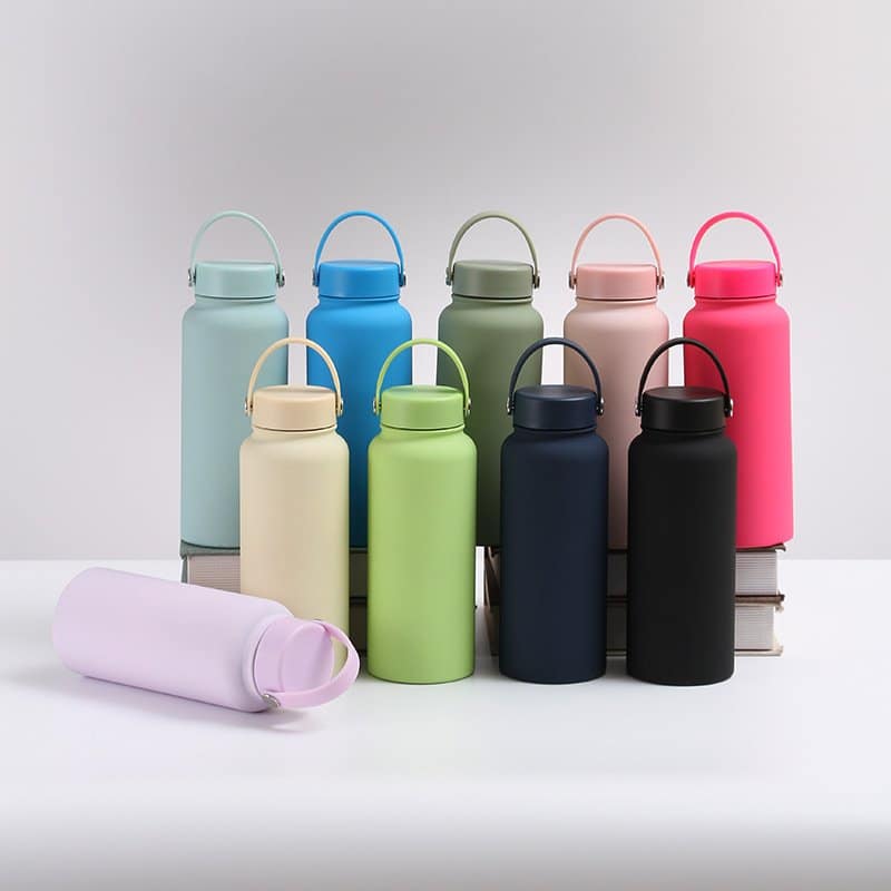 wide mouth water bottle with handle lid - Water Bottle Manufacturer