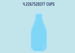 ¿Cuántas tazas hay en 1 litro? Respuesta exacta 4.23 tazas estadounidenses 260x185 - ¿Cuántas tazas hay en 1 litro? Respuesta exacta: 4.23 copas estadounidenses