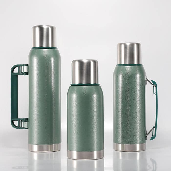 1.0L 1.3L thermos bottles 1 - Insulated Stainless Steel Water Bottle With Push Button Lid