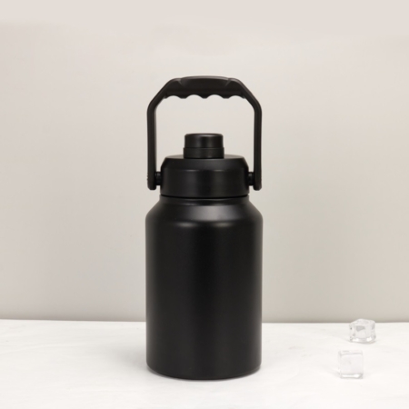 64 oz Half Gallon Jug Large Stainless Steel Wide Mouth Flask 4 64 oz Half Gallon Jug Large Stainless Steel Wide Mouth Flask (4)