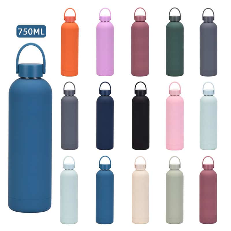 Portable stainless steel vacuum insulated water bottle with small mouth keep cold and hot outdoor sports water bottle 2 - 300ml 350ml Eco Friendly Water Bottle Stainless Steel Insulated Flask