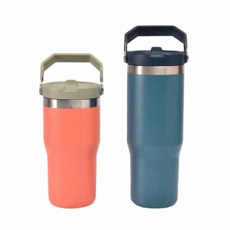 Custom Logo 20oz 30oz Yeticool Tumbler Cups Insulated Travel Coffee Mug With Handle Lid and Straw 3