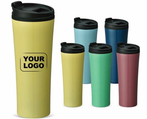 Double Wall SS Travel Coffee Mugs With Logo Customize (3)