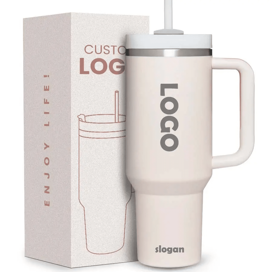 Quencher H2.0 40oz Coffee Mug with Handle 3 - Custom Klean Kanteen Stainless Steel 16oz Insulated Tumbler