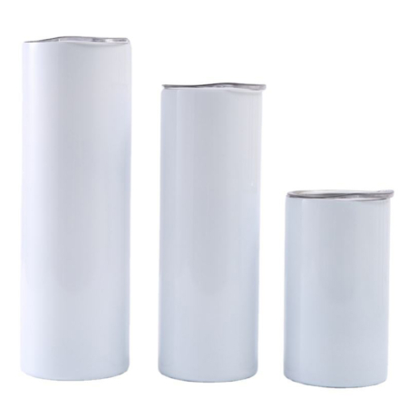Stainless Steel Sublimation Blank Straight Cups Customized Finished 4 Stainless Steel Sublimation Blank Straight Cups Customized Finished 4